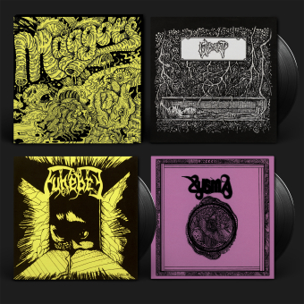 XYSMA / FUNEBRE / INTERMENT Maggots: Original Artyfacts From the First Finnish Death Metal Era Part II 7"EP BOX SET BLACK , PRE-ORDER [VINYL 12"]